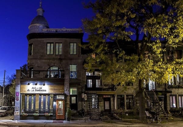 蒙特利尔 Auberge de la Fountaine 酒店